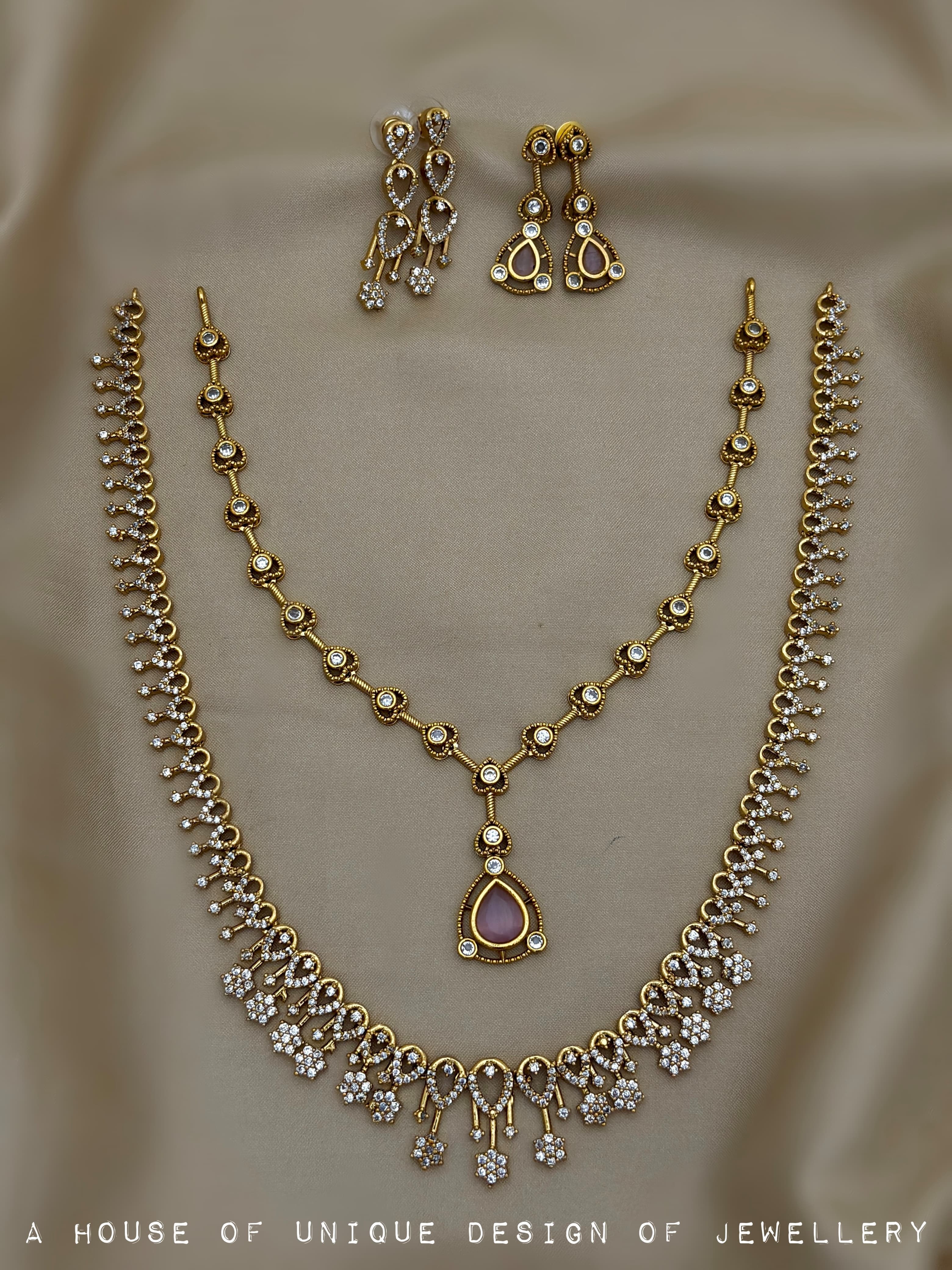 American Diamond (AD) stones combo