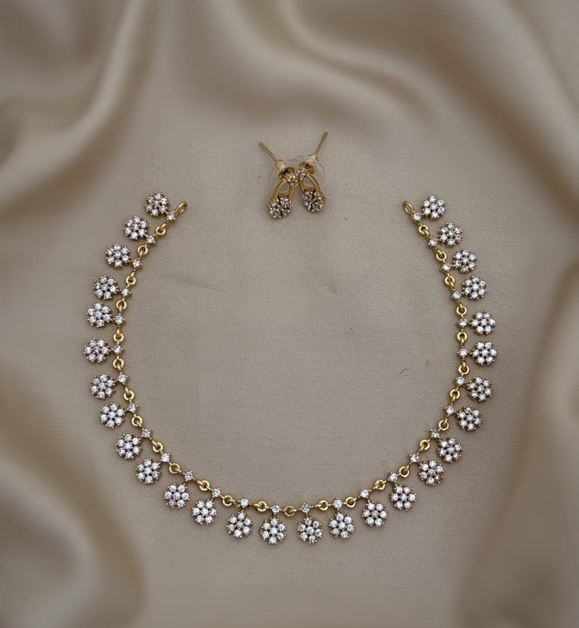 Womens stone work jewellery 