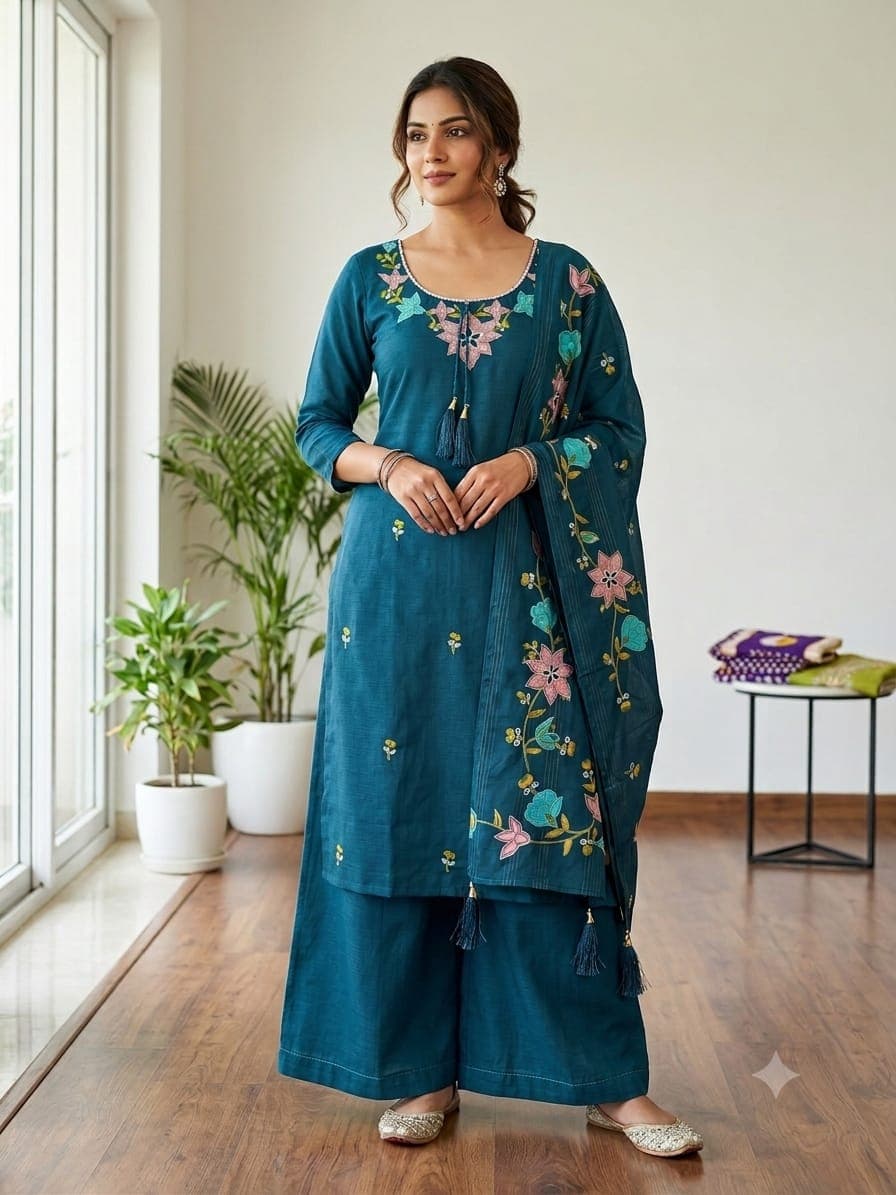 Women's Mustard yellow Embroidered Kurta