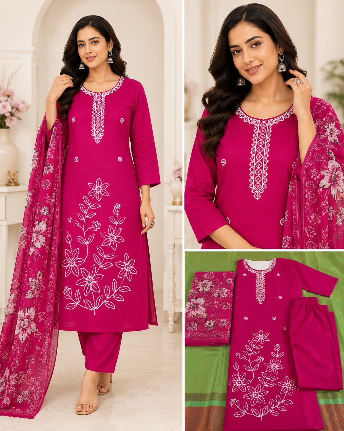Women's 3 piece ethnic salwar suit