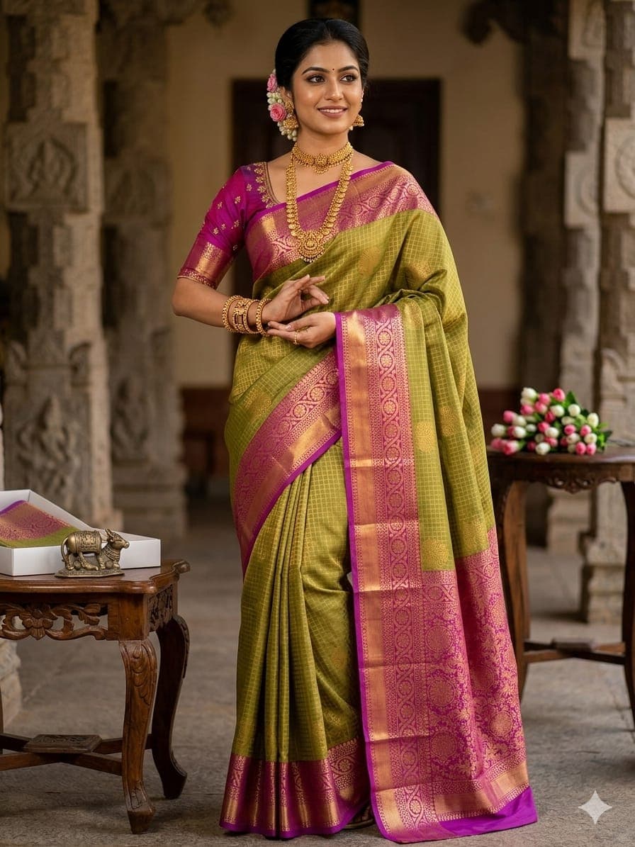  Kanjivaram silk saree 