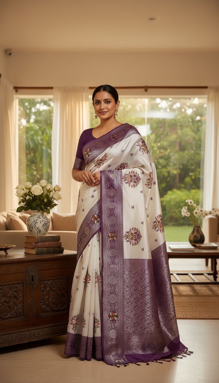 Banarasi Silk Blend Saree